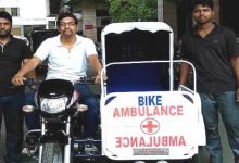 Man builds motorbike ambulance to aid rural population