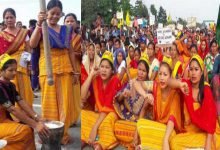 Assam: National Highway Blockade by ABSU in support of Bodoland- 2nd day