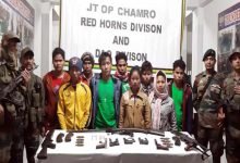 Army, Police apprehended 9 NDFB(S) cadre from Arunachal