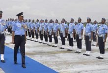 AOC-in- C Eastern Air Command Visits Air Force Station Borjhar