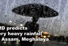 IMD predicts very heavy rainfall in Assam, Meghalaya