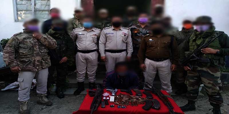 Manipur: Security Forces Apprehends Insurgent, Recover Large Quantity of Arms and Ammunition
