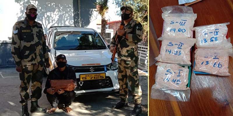 Mizoram: Man arrested with Heroin worth of Rs 1.74 lakh in Aizawl