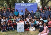 Assam: NCC Cadets visit SOS Chidlren's Village at Borjhar