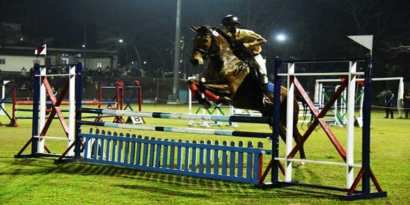 Cadets of 47 Assam R&V Squadron Shines in State Equestrian Championship
