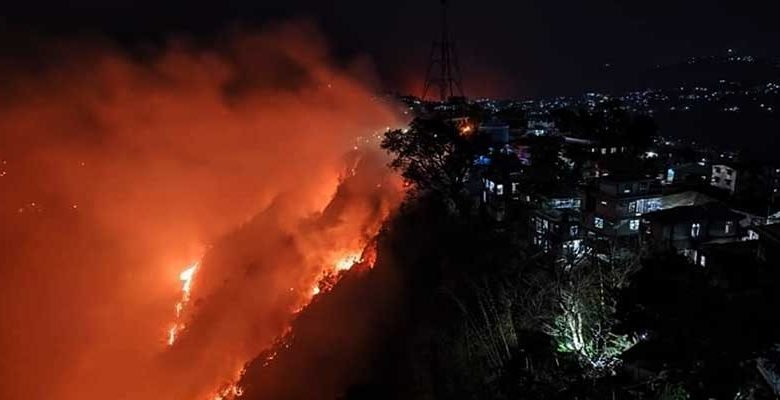 Mizoram: Forest Fire Raging For Over 2 Days, IAF Joins Efforts To Douse Blaze