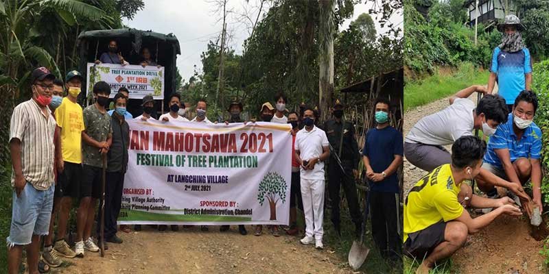 Manipur: Van Mahotsav observed  by residents of langching village