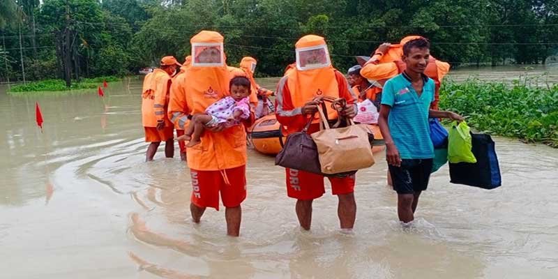 Keeping watch on Assam flood, 10 NDRF teams deployed in state