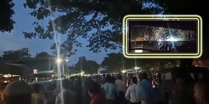 Assam-Mizoram Border tensed: Mizoram Bound Trucks Vandalised by mobs