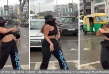VIRAL VIDEO: Indore Woman Dances at traffic signal For Instagram Video