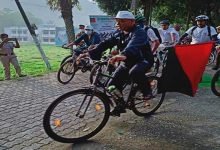 67th Wildlife Week: Assam Minister participates in cycle rally to raise awareness on Deepar Beel