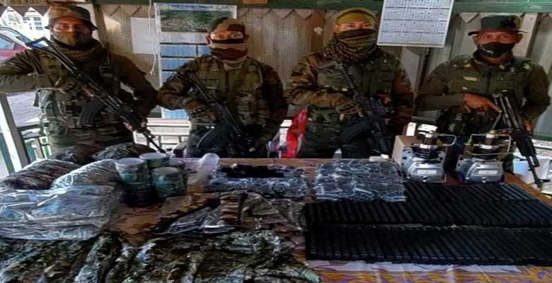 Manipur: Security Forces Seize huge quantity of War Like stores in Moreh
