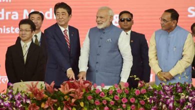 PM Modi and Japanese PM Abe lays foundation of Bullet Train