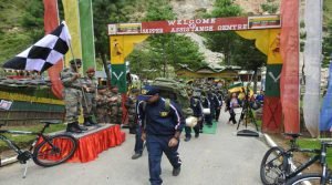 Tri Services Adventure Expedition was flagged off from Sapper