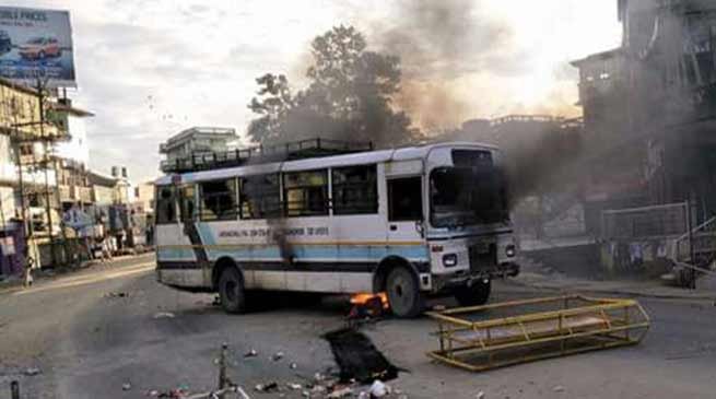 Violence mars Arunachal bandh called by AAPSU
