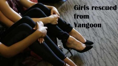 8 Manipuri Girls rescued from Yangoon