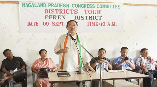 Only Congress can bring change in Nagaland says Therie
