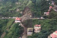 Landslide in Shimla’s Dhalli, vehicles buried, temple and houses damaged