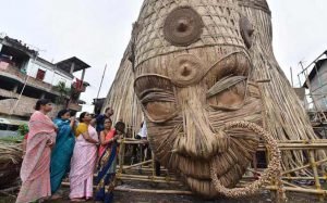 Assam: World's tallest Durga idol made in Guwahati