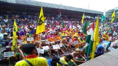 ABSU rail roko andolan for Bodoland disrupted train services