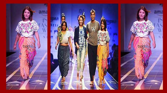 India Fashion Week 2017: Anshu Jamsenpa walked the ramp