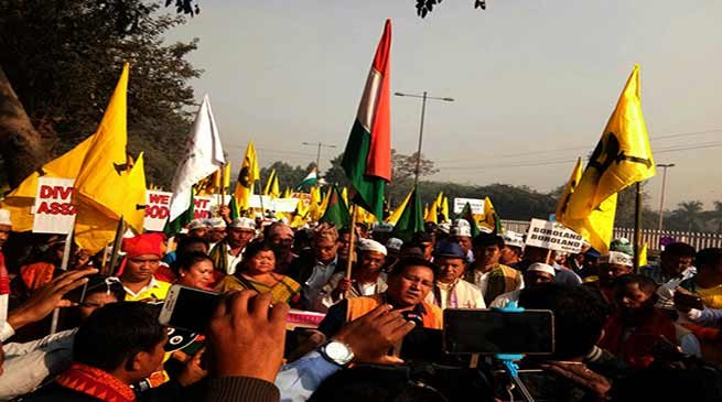Video- ABSU organises Maha Rally in support of Bodoland