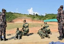Friendly Weapon Shooting Competition Between BSF and BGB