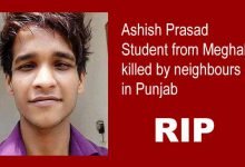 Student from Meghalay killed by neighbours in Punjab