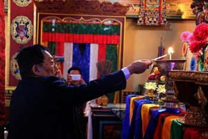 Sikkim- Chamling inaugurated the Tashi Choling Dharma Centre