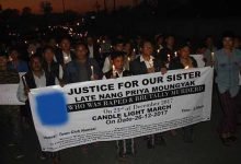 Arunachal: Candle light procession against Minor rape and murder in Namsai