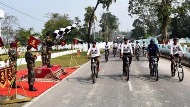 Assam: Indian Army carried out Trans Assam Cycling Expedition
