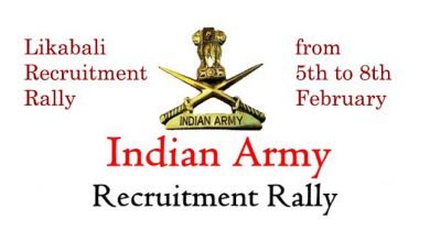 Likabali Recruitment Rally- Army Jawan vsiting remote areas to spread awareness