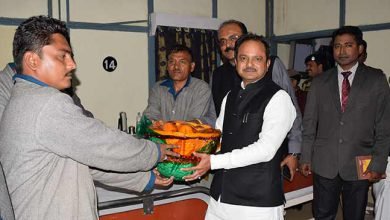 Shillong:  SCP on Health & Family Welfare visits Composite Hospital BSF