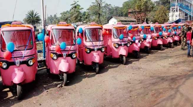 Assam: Pink auto rickshaws driven by women for women