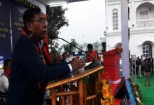 Rajen Gohain flags off Agartala – Bangalore Humsafar Express