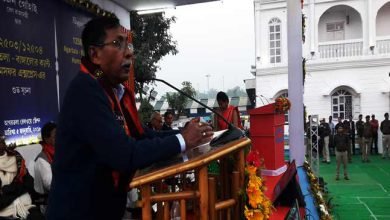 Rajen Gohain flags off Agartala – Bangalore Humsafar Express