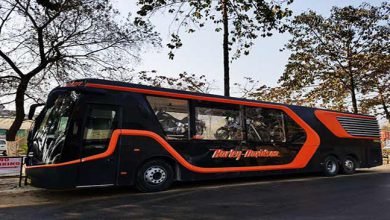 Assam: Harley Davidson Tour Bus touring the state
