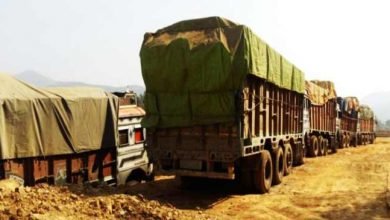 Manipur:  Assam Rifle seize 12 trucks loaded with illegal timber