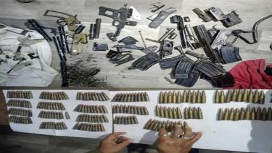 Assam: Dibrugarh police recovered huge quantity of arms and ammunition