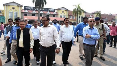 Assam: General Manager, NF Railway inspects Guwahati Station