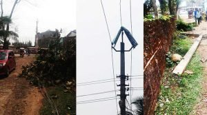 Assam: Cyclonic storm lashes Hailakandi town and suburbs