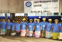 Assam: First time in Indian Railway,  women gang for maintenance of coaches