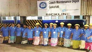 Assam: First time in Indian Railway,  women gang for maintenance of coaches