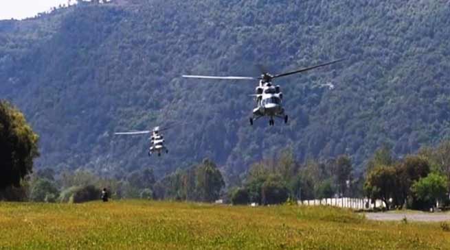 the ongoing massive IAF exercise ‘Gaganshakti-2018', fighters, helicopters and transport assets have been deployed at the Advanced Landing Grounds (ALG).