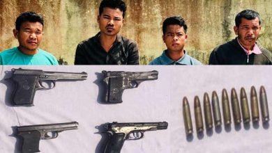 Assam : Security forces apprehended 4 KPLT(AT) cadres with Arms and Ammunition