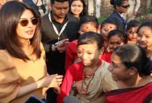 Priyanka Chopra perform Bihu with Assam School Girls