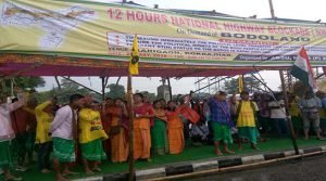Assam:  5 Days National Highway Blockade by ABSU begins