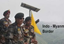 Nagaland:  GOC Eastern Command visits along Indo-Myanmar border