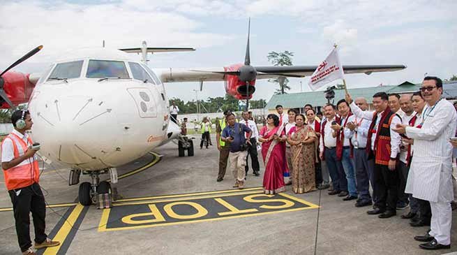 Arunachal: Alliance air starts commercial flight from Pasighat