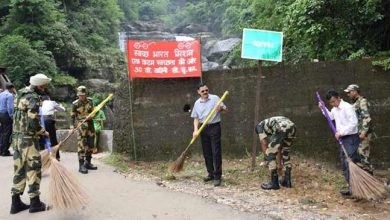  Meghalaya: BSF organises Swachh  Bharat Abhiyan all over state